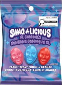 Shaq Gummies Peach Berry 6.2Oz WHOLESALE