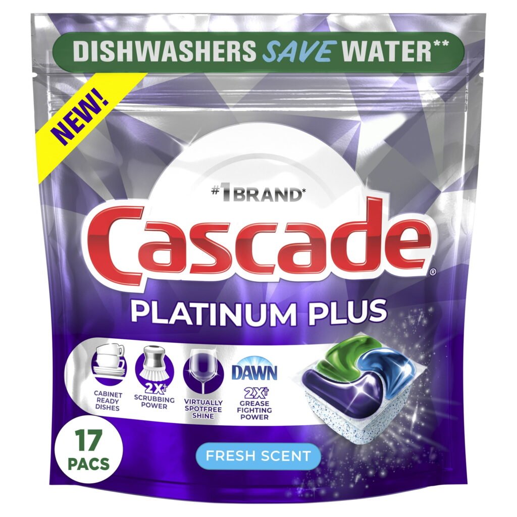 Cascade Fresh Scent Plat Plus 17CT WHOLESALE