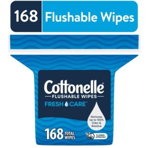 Cottonelle Flushable Wipes 168CT WHOLESALE