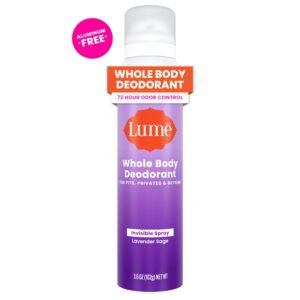 Lume Whole Body Deodorant Spray Lavender Sage 3.6oz WHOLESALE