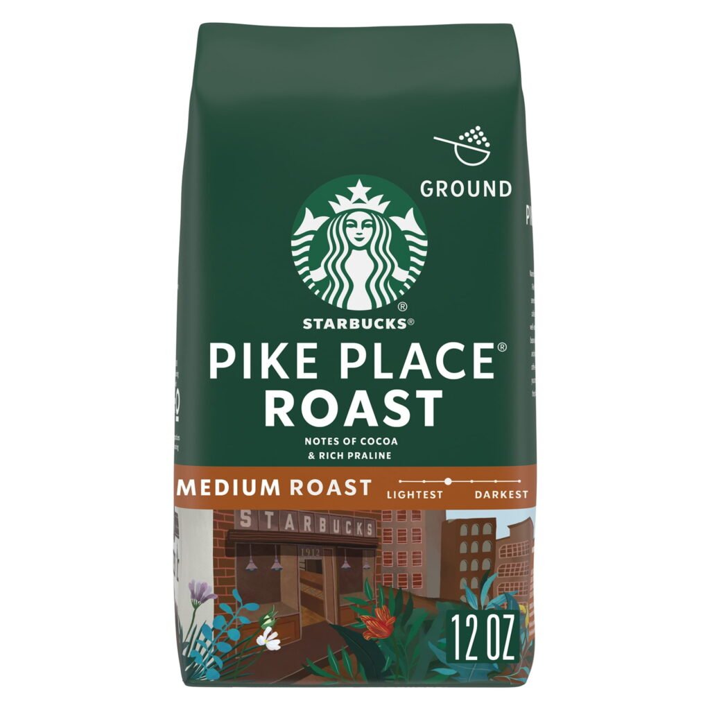 Starbucks Pike Place Ground Coffee 12oz WHOLESALE