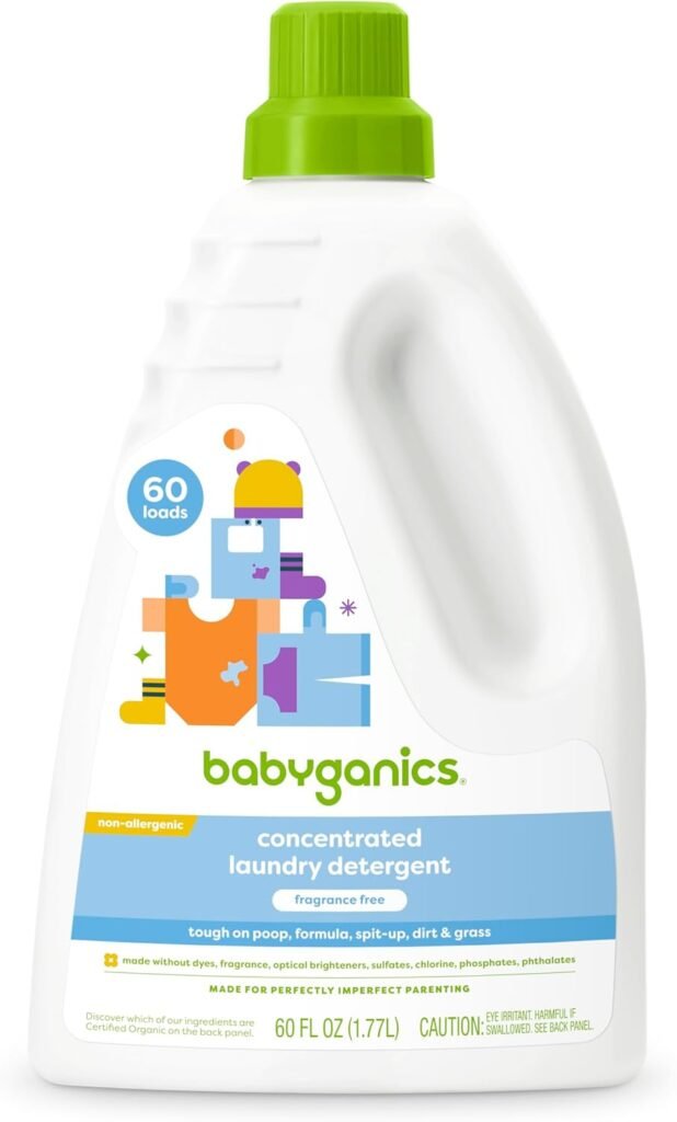Babyganics 3X Baby Laundry Detergent 60oz WHOLESALE