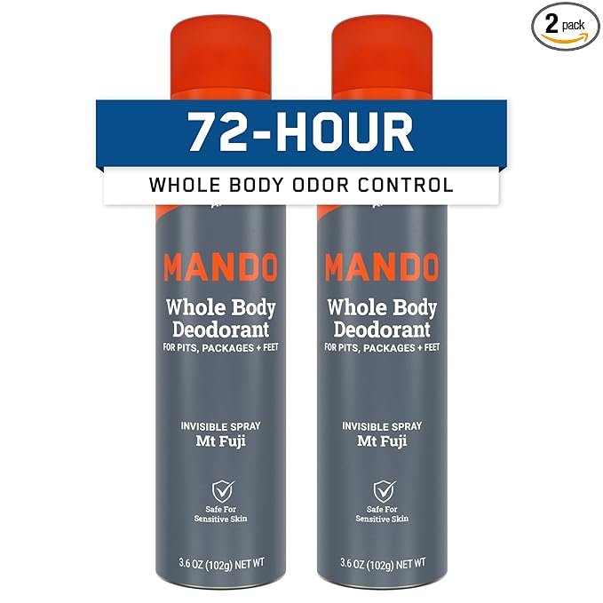 Mando Whole Body Deodorant For Men Mt Fiji 3.6oz WHOLESALE