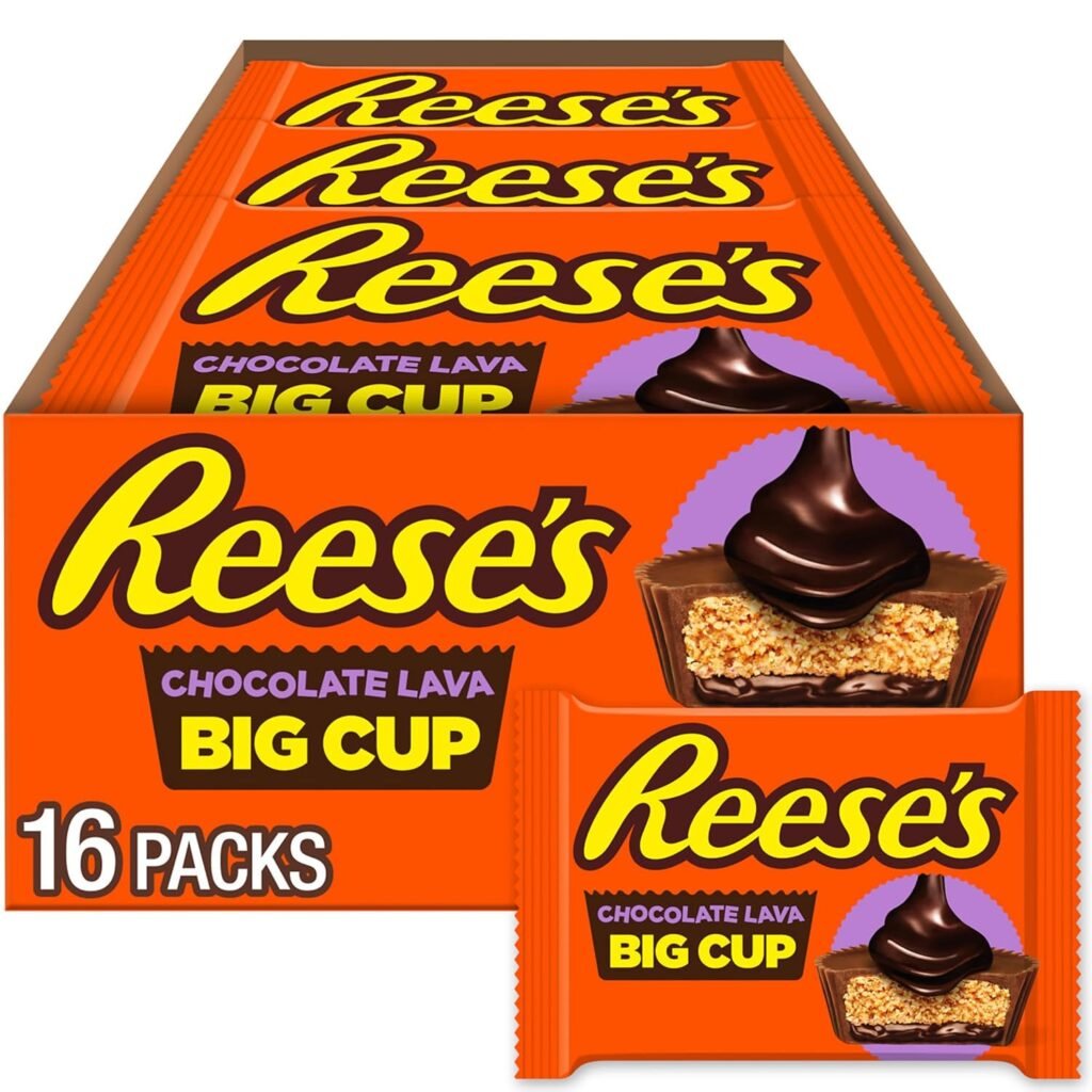 Reese Chocolate Lava Big Cup 16 Count Box WHOLESALE