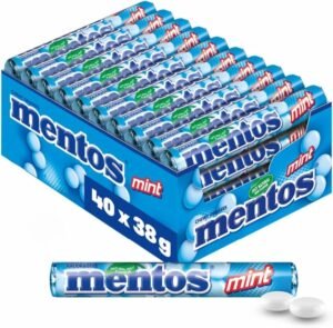Mentos Mint 38 g Rolls 40 Count WHOLESALE