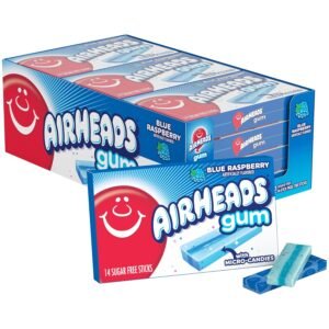 Airhead Gum Blue Rasberry 14 Count (12 Pack) WHOLESALE