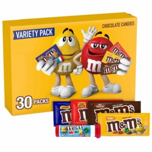 M&M 30 Count Variety Boxes WHOLESALE