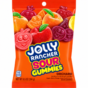 Jolly Rancher Sour Gummies Orchard 6.5oz WHOLESALE